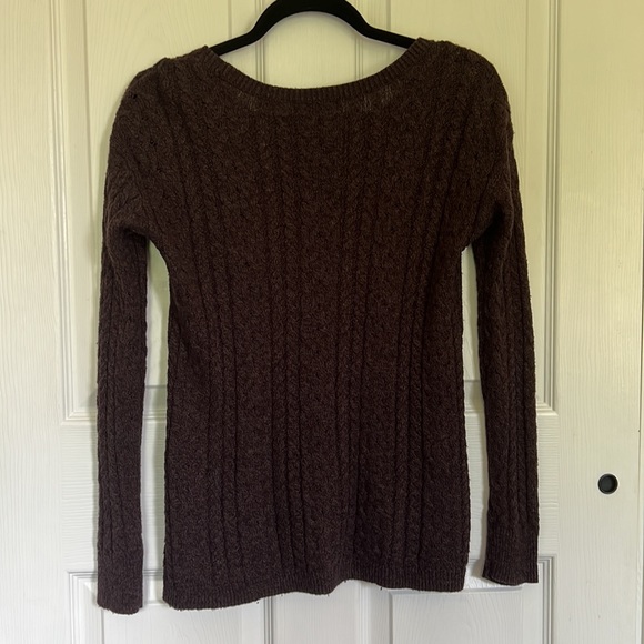 Purple American Eagle Sweater with zippers - Picture 4 of 6